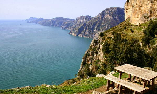 Panorama dal  Sentiero degli Dei